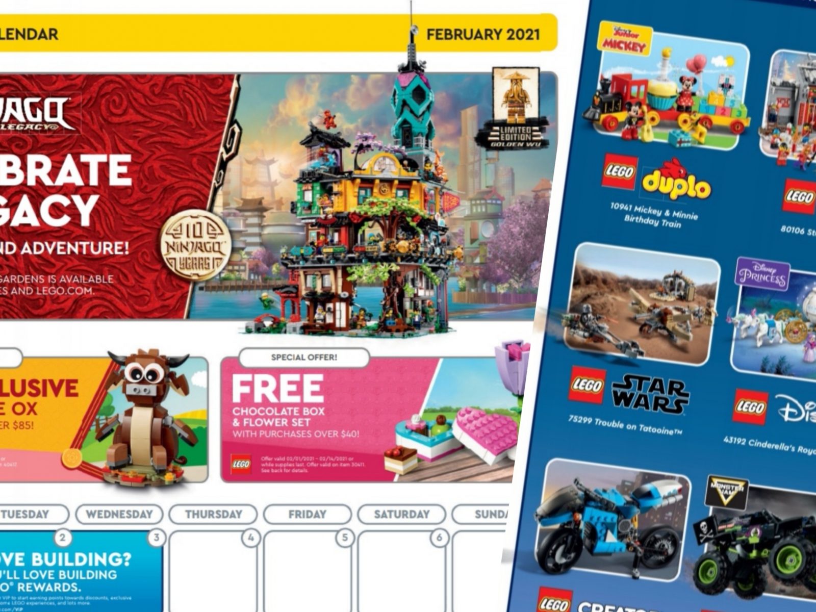 March LEGO Store Calendar Confirms Amelia Earhart GWP! The Brick Post!
