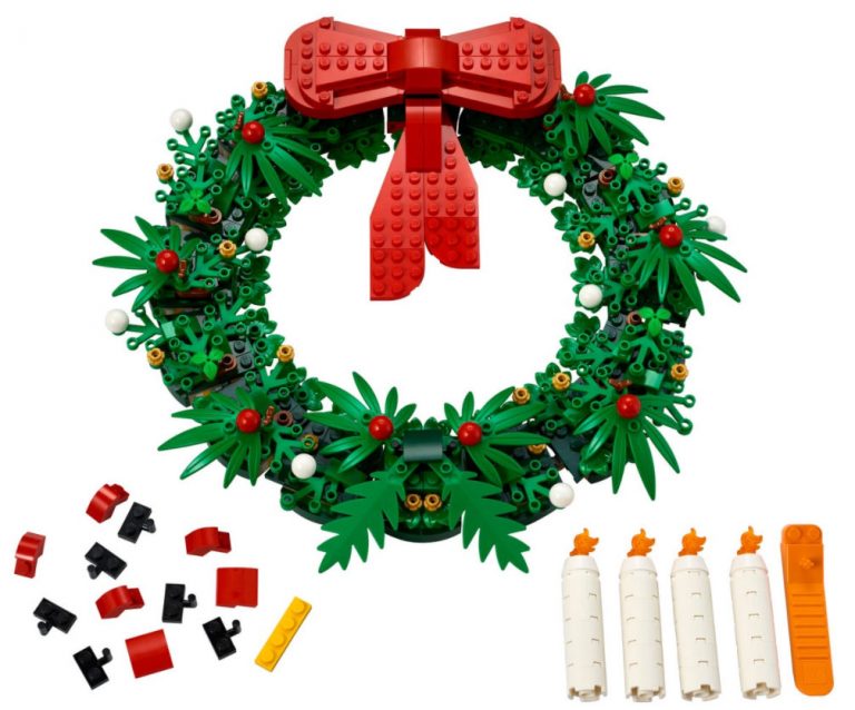 LEGO Seasonal Christmas Wreath And BrickHeadz Nutcracker Official