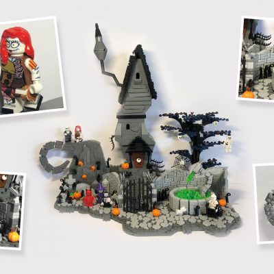 The Nightmare Before Christmas - Halloween Town Banner by Simon Scott - LEGO Ideas