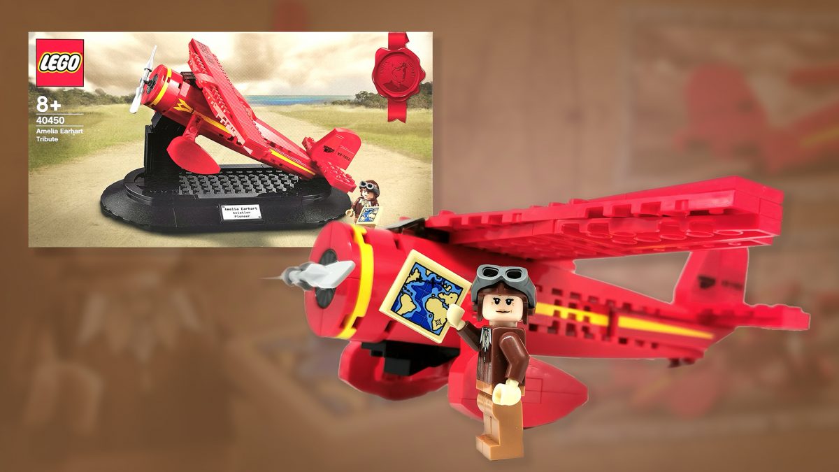 LEGO Amelia Earhart Tribute 40450 Review! – The Brick Post!