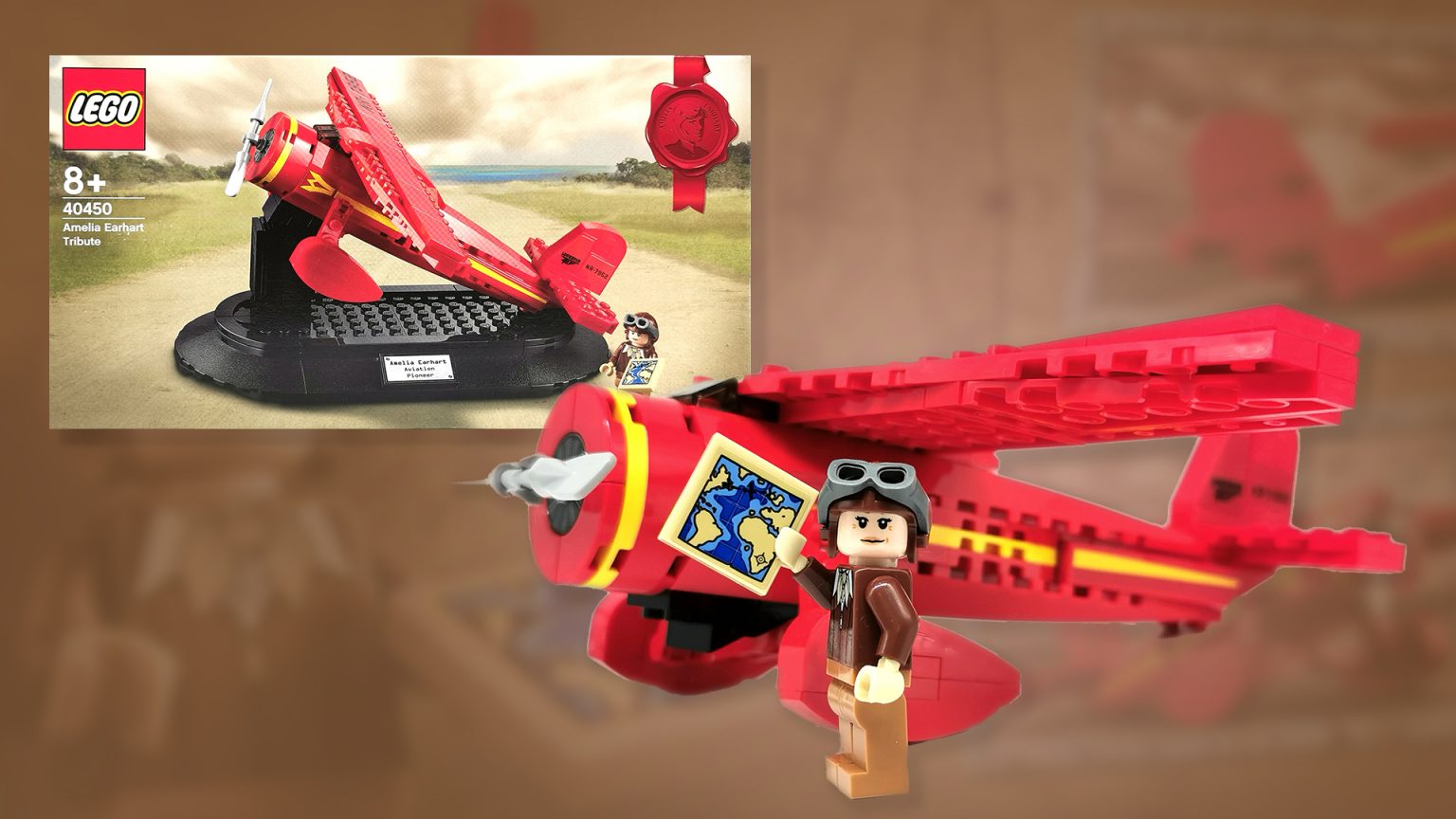 Lego Amelia Earhart Tribute 40450 Review! – The Brick Post!