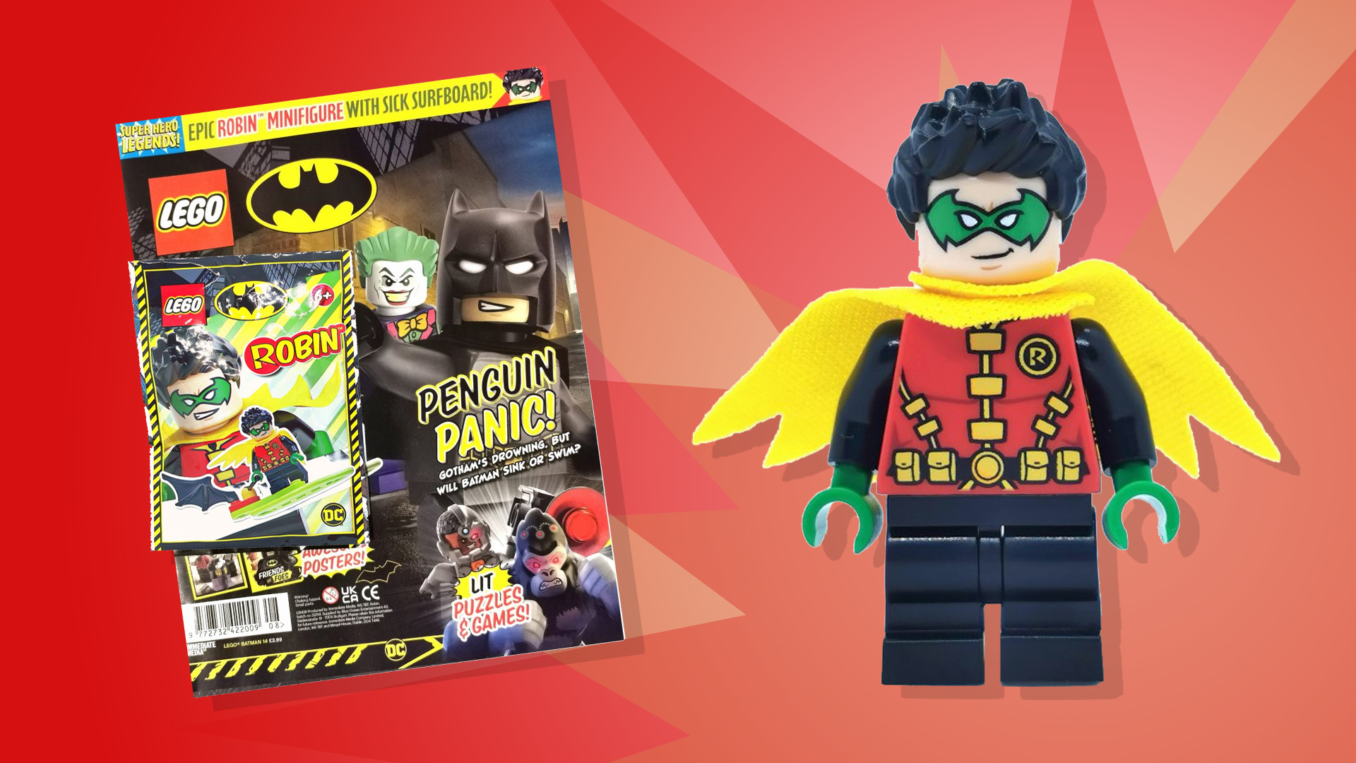LEGO Batman Superhero Legends Issue 14 with Robin Minifigure! – The Brick  Post!