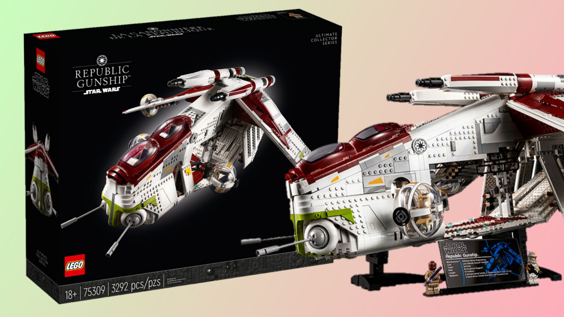 LEGO Star Wars UCS Republic Gunship 75309 Officially Revealed! The