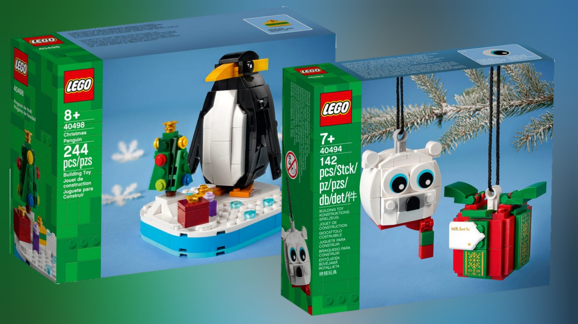 lego christmas penguin