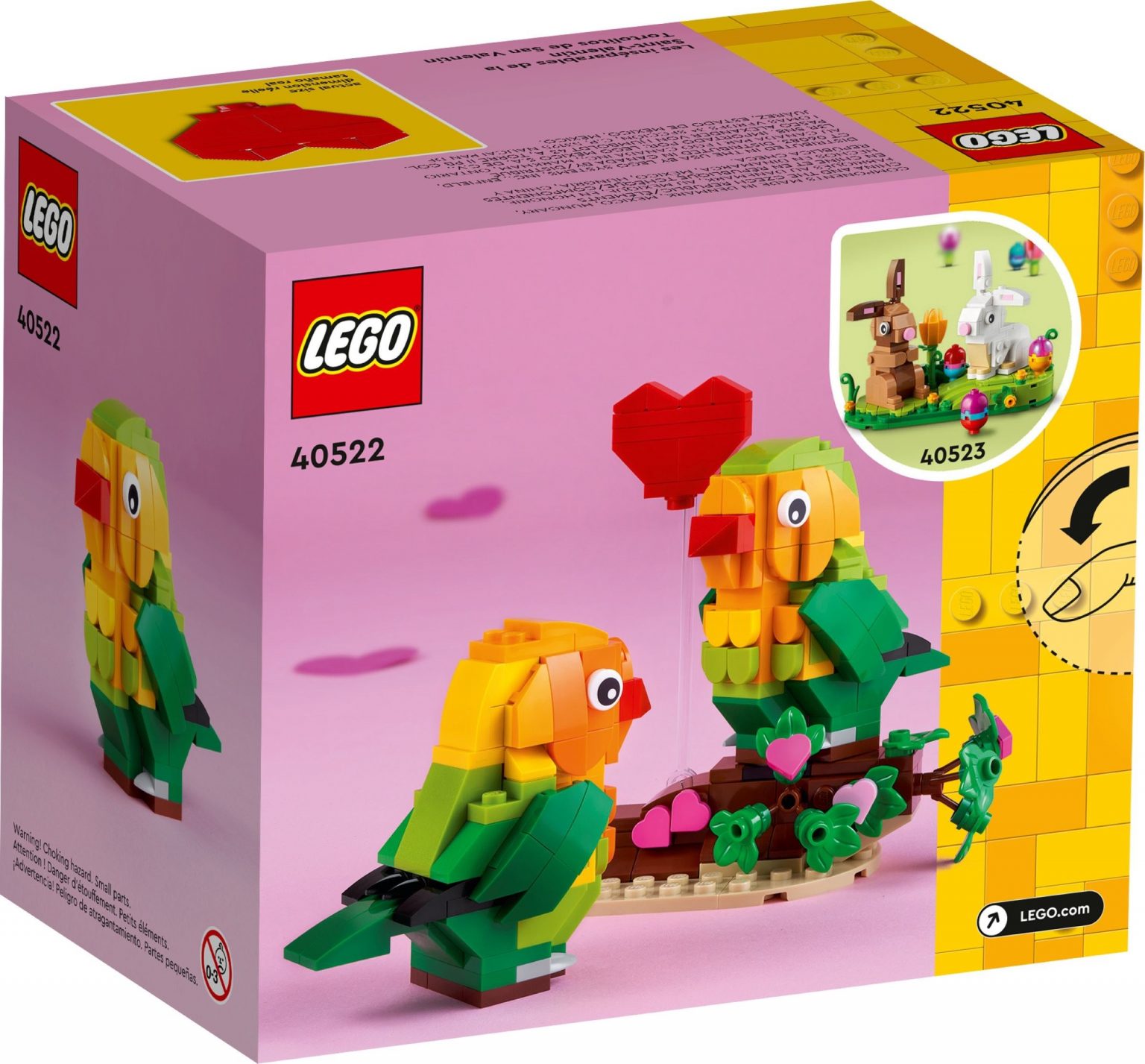 New LEGO Seasonal Valentine Lovebirds (40522) Revealed! | The Brick Post!