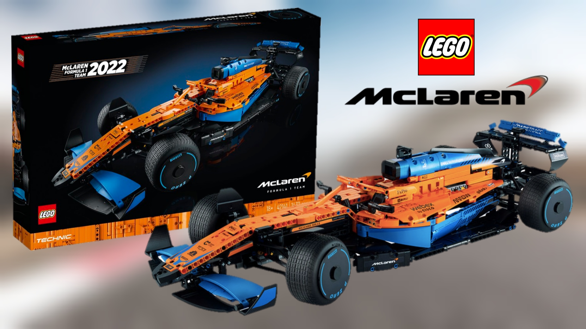 LEGO Technic McLaren F1 Race Car (42141) Officially Revealed! The