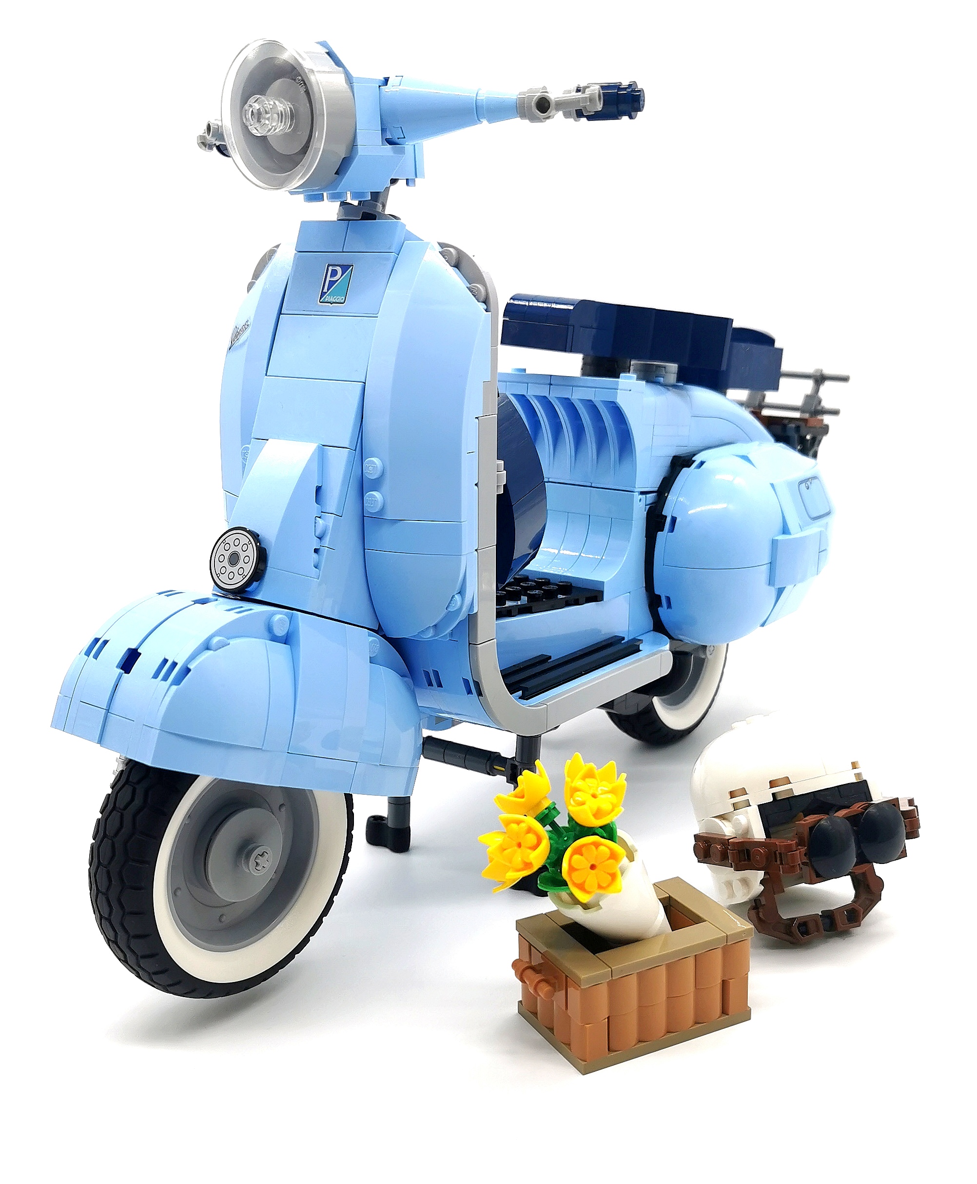 I see your wooden Vespa, and raise you a Lego Vespa.