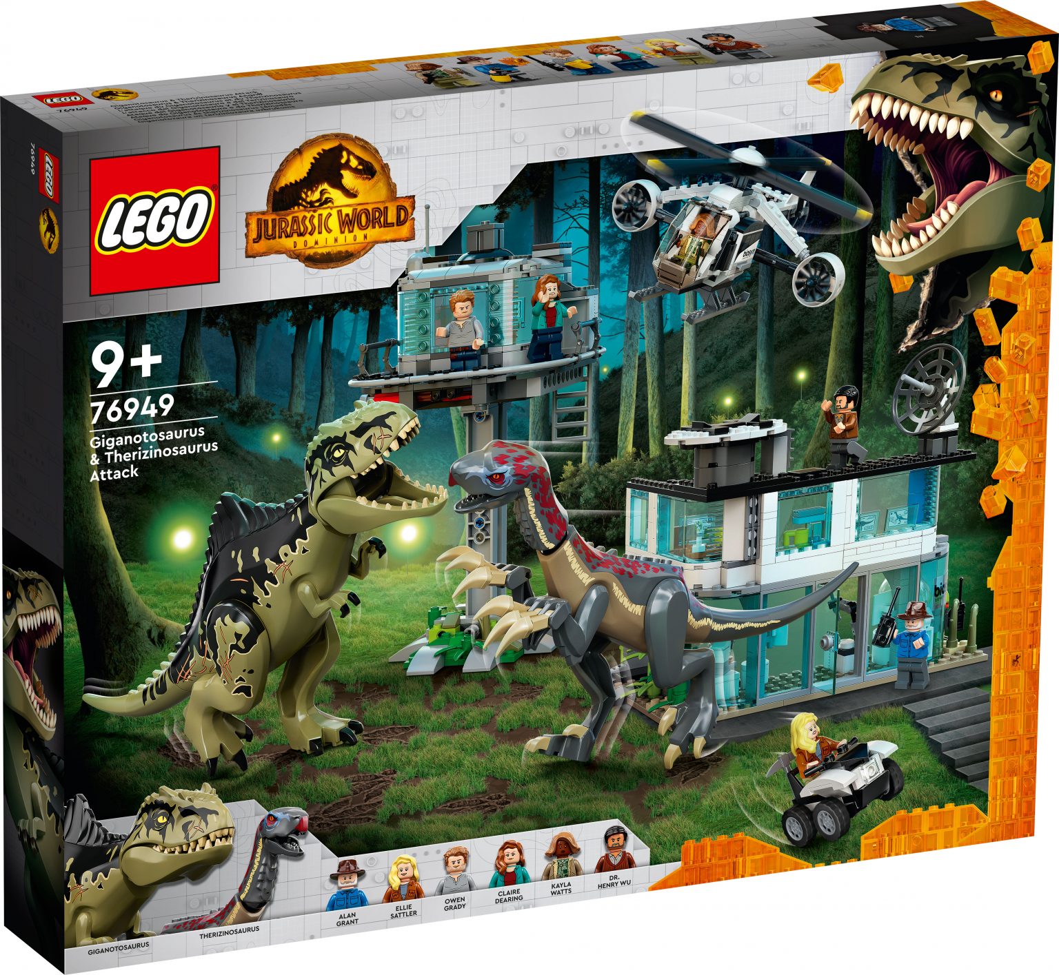 Official Images Lego Jurassic World Dominion Giganotosaurus And Therizinosaurus Attack 76949 1119