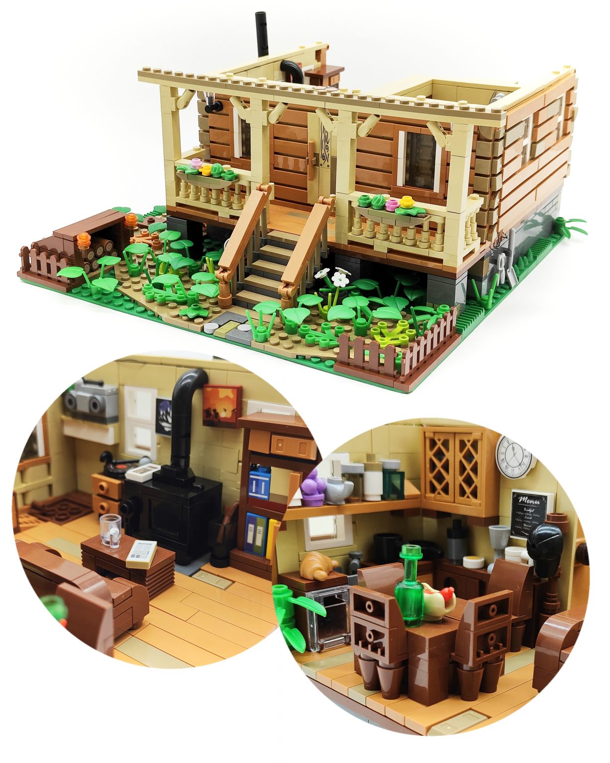 Review: FunWhole Wood Cabin FH-9001 – Complete With Light Kit! – The ...