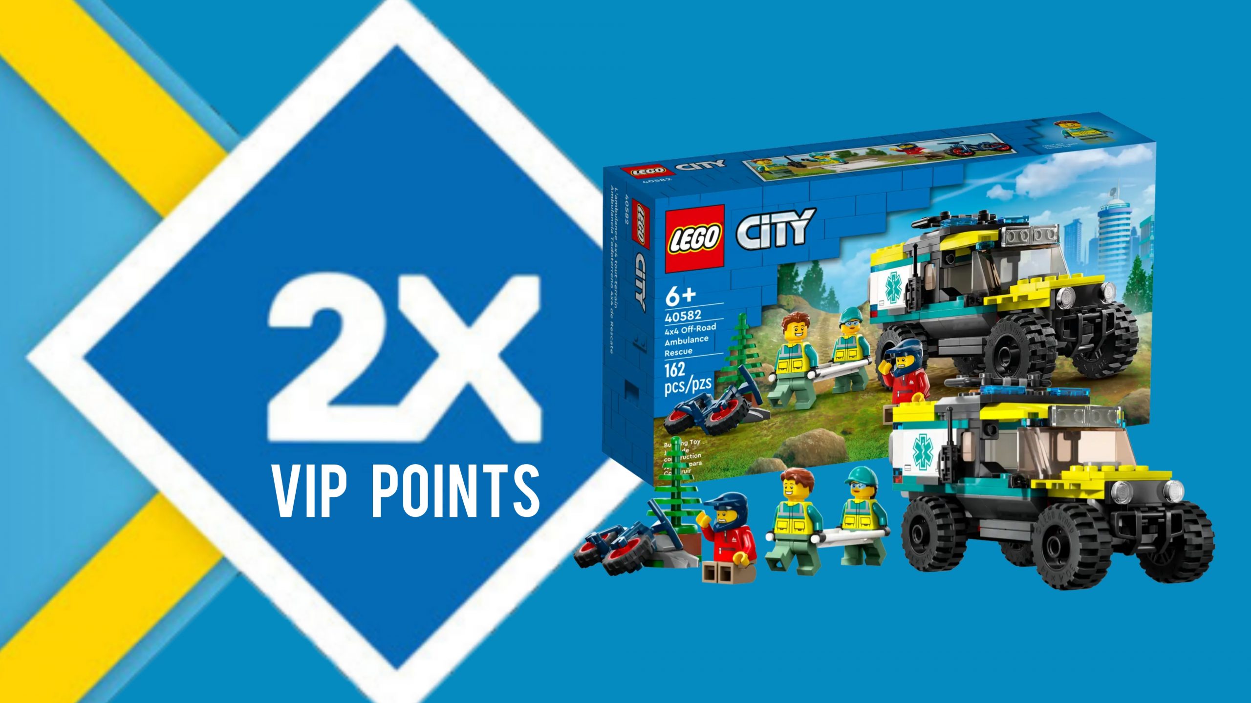 LEGO Double VIP Points Event And LEGO City 4×4 OffRoad Ambulance