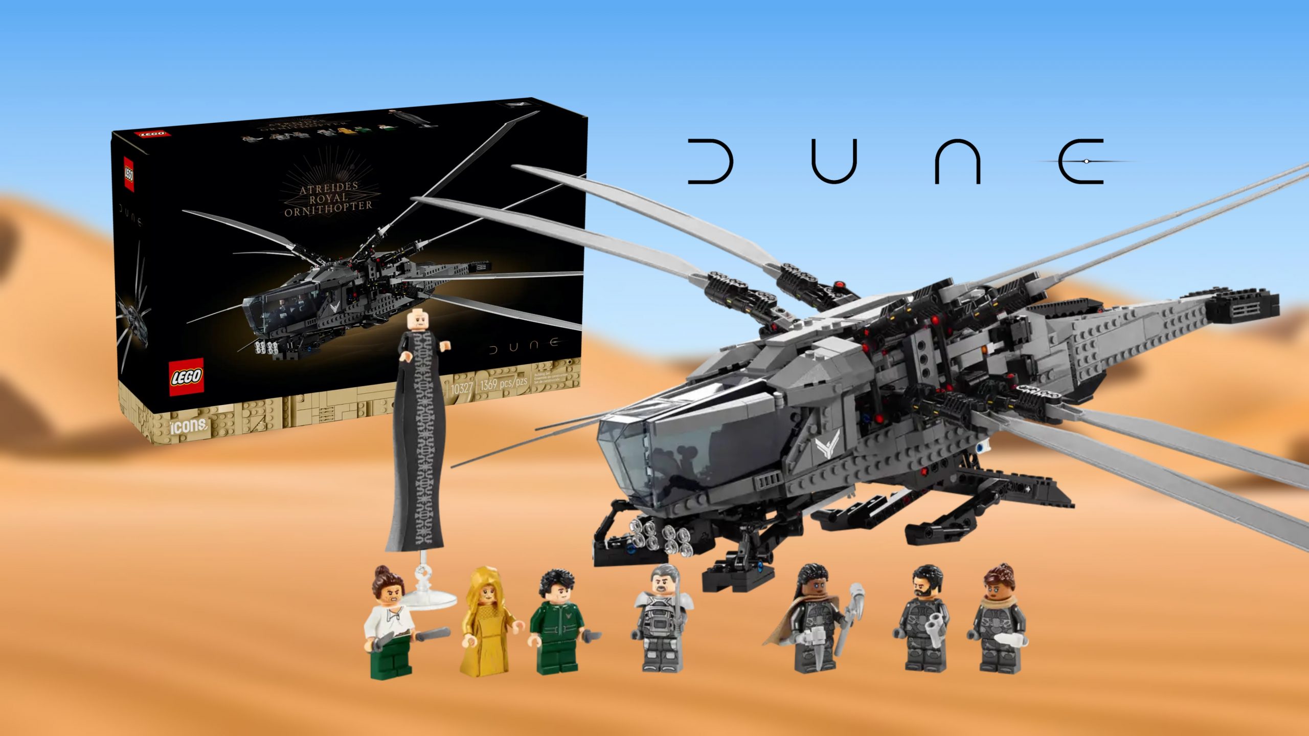 LEGO ICONS 10327(Dune Ornithopter) revealed : r/lego