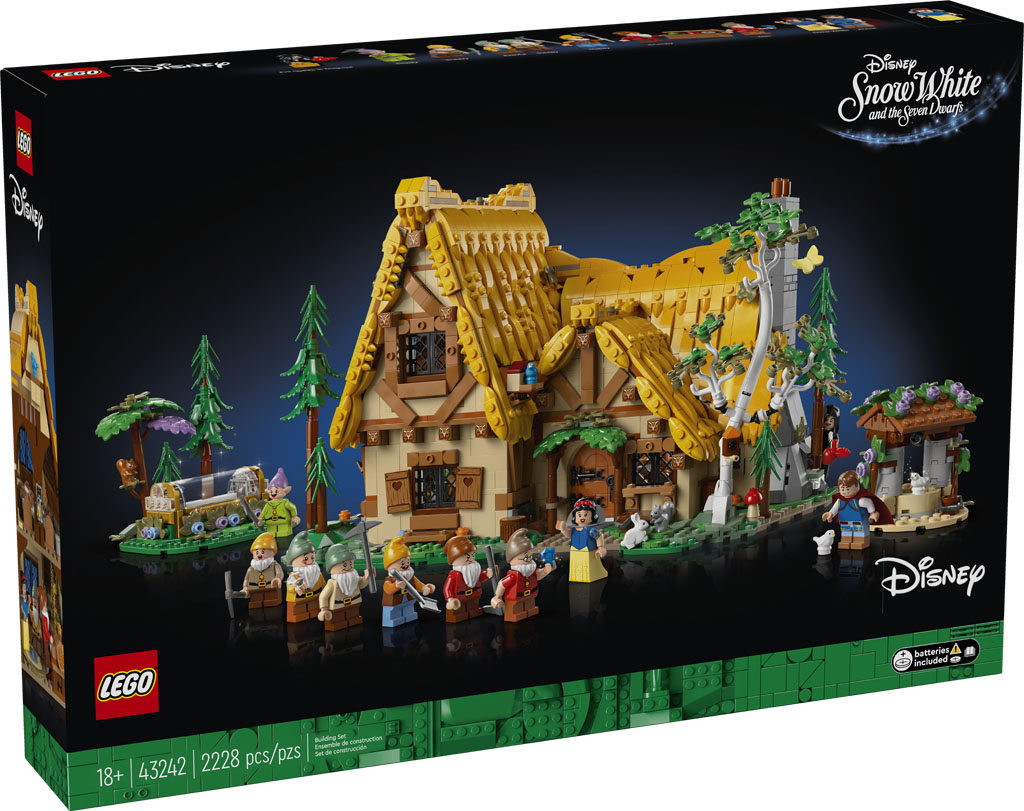 LEGO Disney Snow White and the Seven Dwarfs’ Cottage (43242) Officially