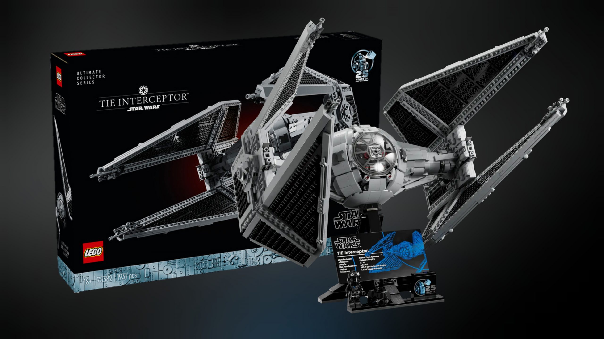 LEGO Star Wars UCS TIE Interceptor (73582) Officially Revealed! – The ...