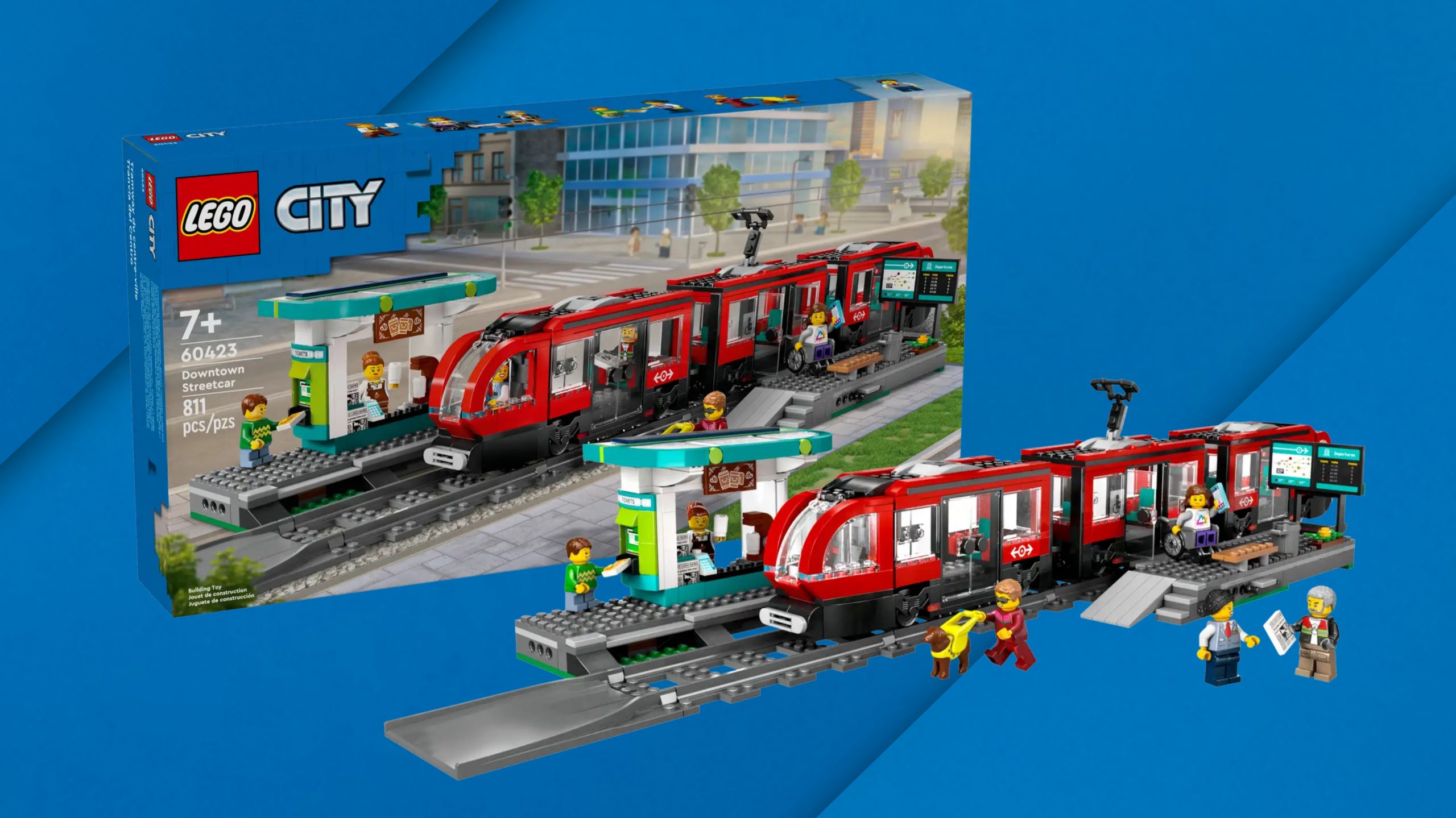 LEGO City Downtown Streetcar (60423) Revealed! – The Brick Post!